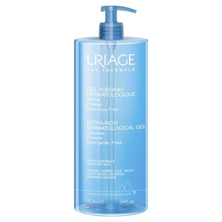 URIAGE Hygiène Gel Douche Surgras Dermatologique Peaux Sensibles 1 litre