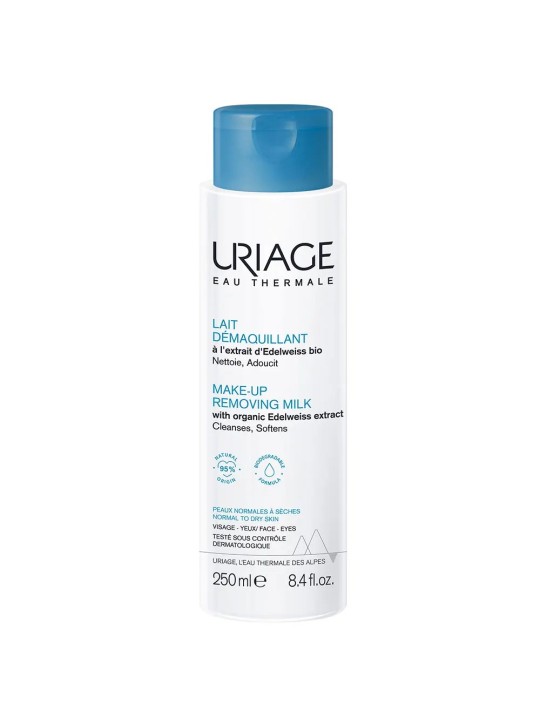 URIAGE Lait Démaquillant Visage Et Yeux Peaux Normales à Sèches 250 ml
