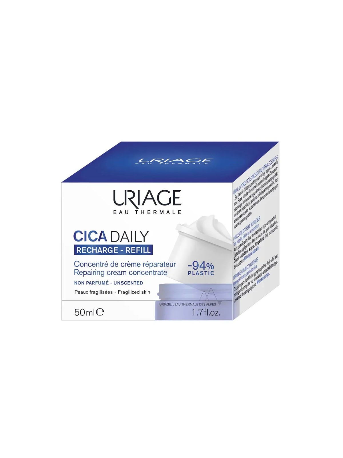 URIAGE Cica Daily Recharge Concentré de Crème Réparatrice 50 ml