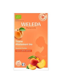 WELEDA Tisane Allaitement Pêche Abricot Bio Sachets boite de 20