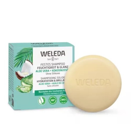 WELEDA Shampooings Solide Hydratation et Brillance Bio 50 g