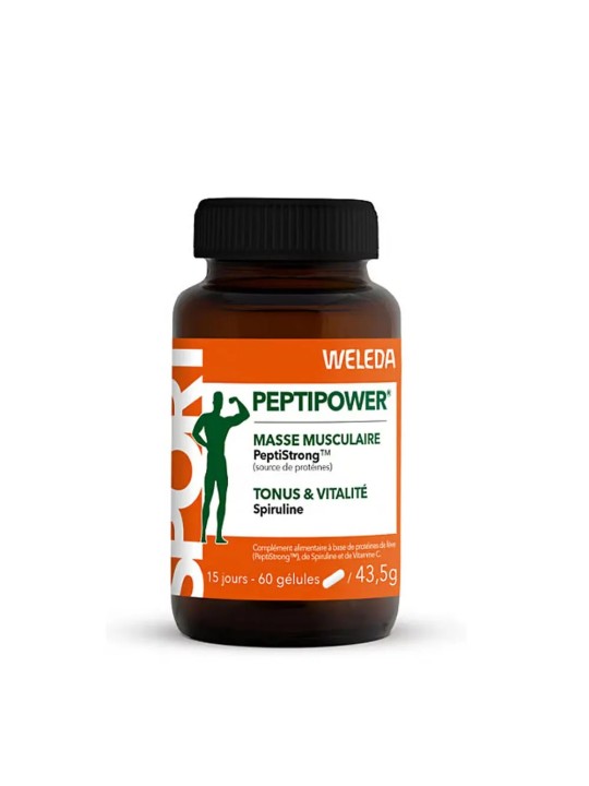 WELEDA Sport Peptipower Masse Musculaire Gélules boite de 60