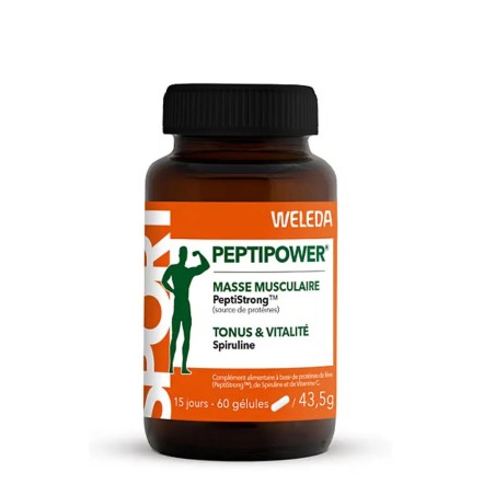 WELEDA Sport Peptipower Masse Musculaire Gélules boite de 60