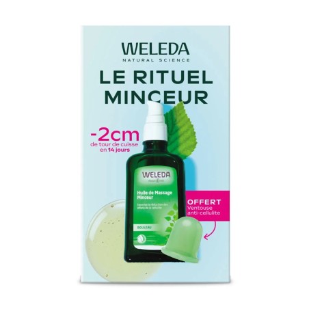 WELEDA Massage Minceur Bouleau 100 ml + Ventouse Anticellulite Offerte