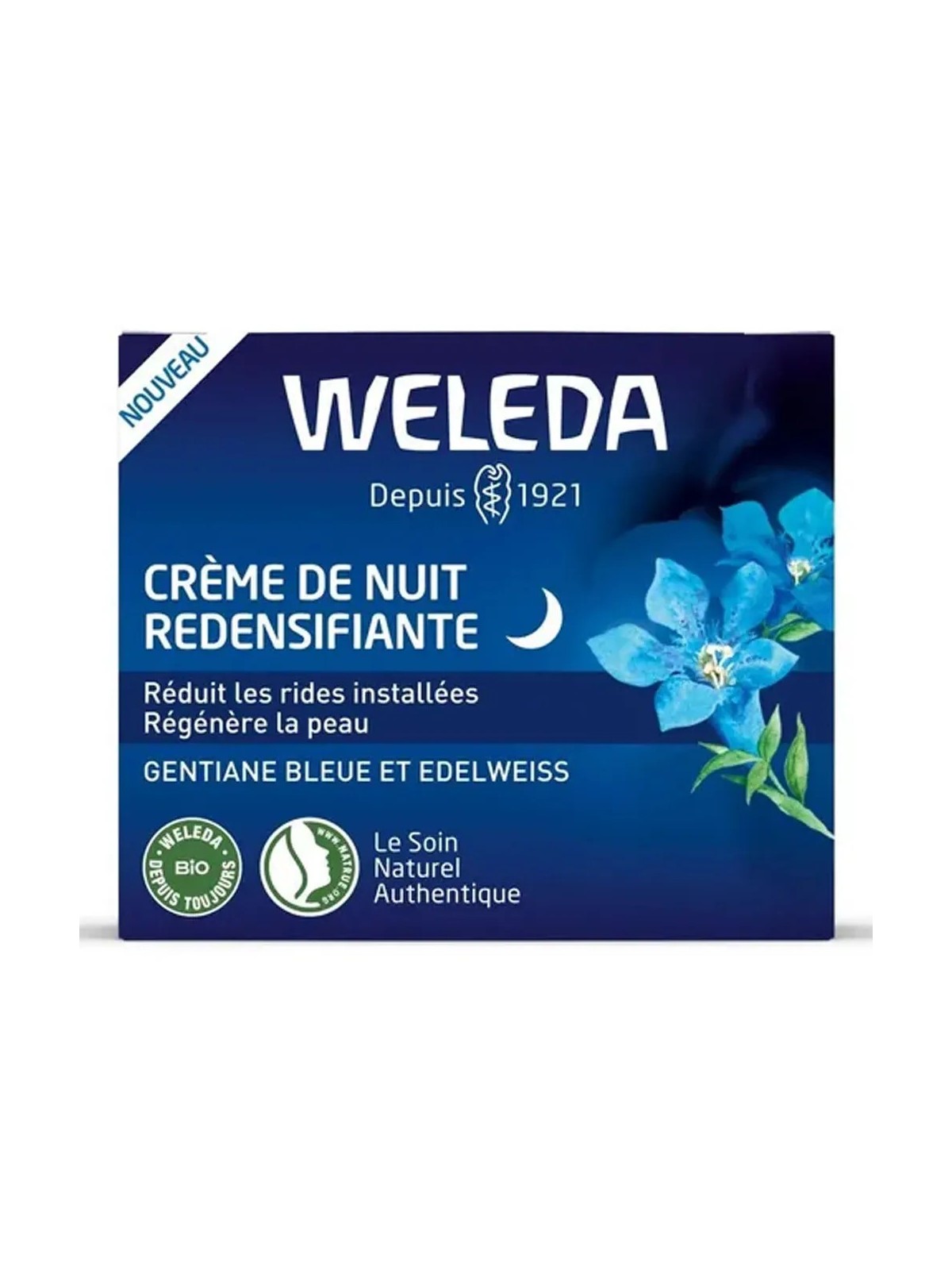 WELEDA Gentiane Bleue Et Edelweiss Crème De Nuit 30 ml