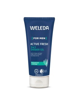 WELEDA Active Fresh Gel Douche Homme 3en1 200 ml