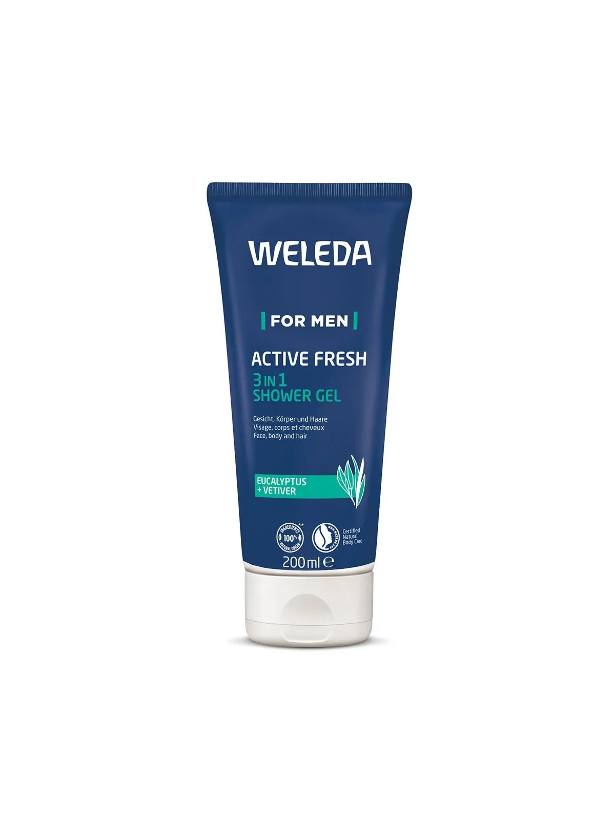 WELEDA Active Fresh Gel Douche Homme 3en1 200 ml