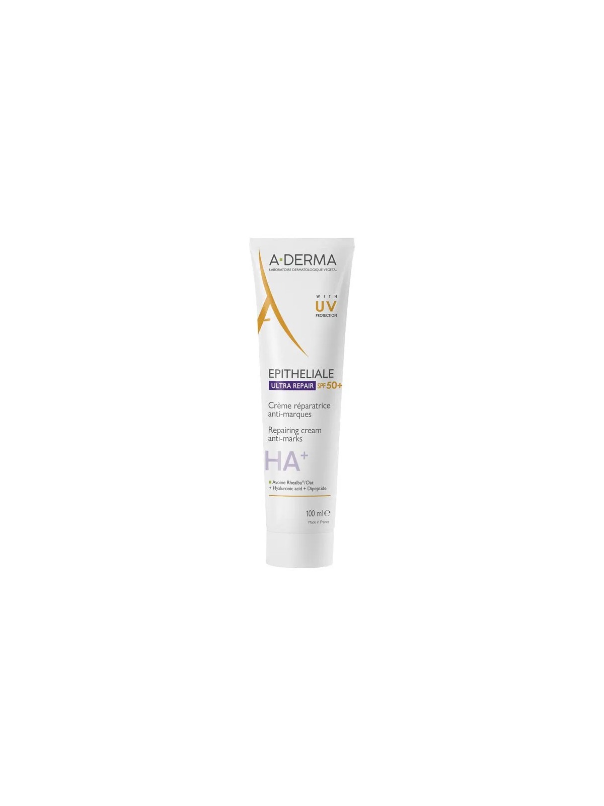 A-DERMA Epitheliale A.H Crème Réparatrice Anti-Marques Ultra Repair SPF 50+ 100 ml