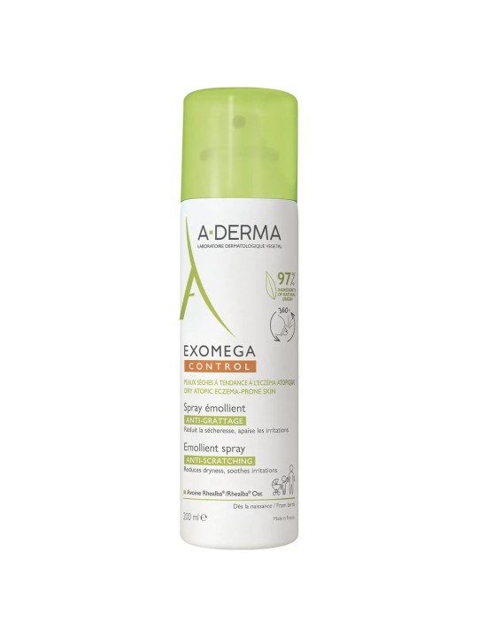 A-DERMA Exomega Control Spray Emollient Anti-Grattage 200 ml