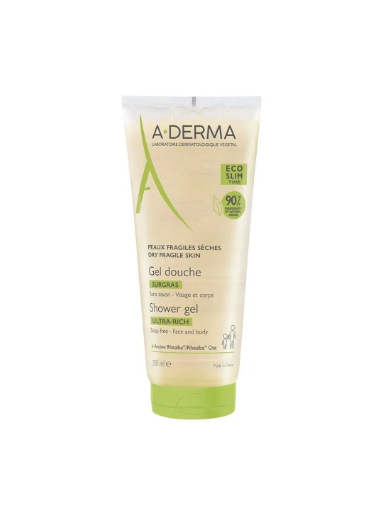 A-DERMA Avoine Rhealba Gel Douche Surgras 200 ml