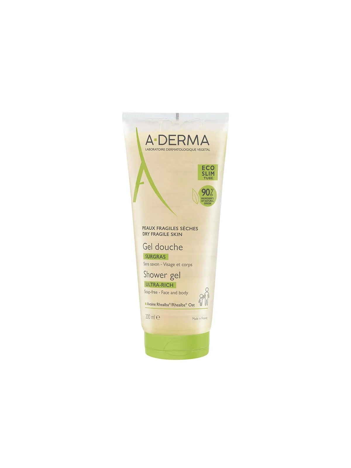 A-DERMA Avoine Rhealba Gel Douche Surgras 200 ml