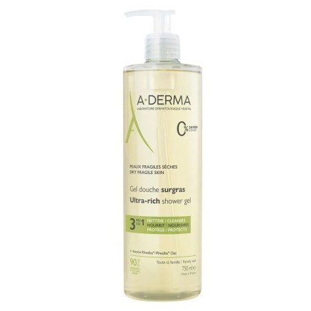 A-DERMA Avoine Rhealba Gel Douche Surgras 750 ml