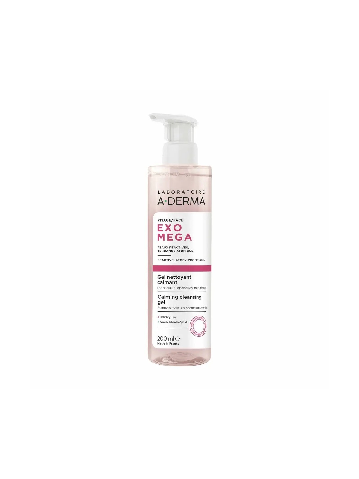A-DERMA Exomega Gel Nettoyant Calmant 200 ml