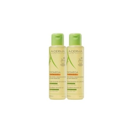 ADERMA Exomega Control Huile Lavante Emolliente Anti-démangeaisons - 2x500 ml