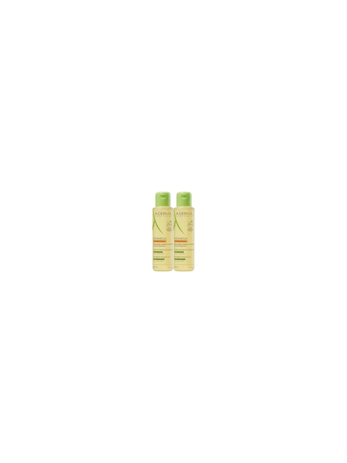 ADERMA Exomega Control Huile Lavante Emolliente Anti-démangeaisons - 2x500 ml
