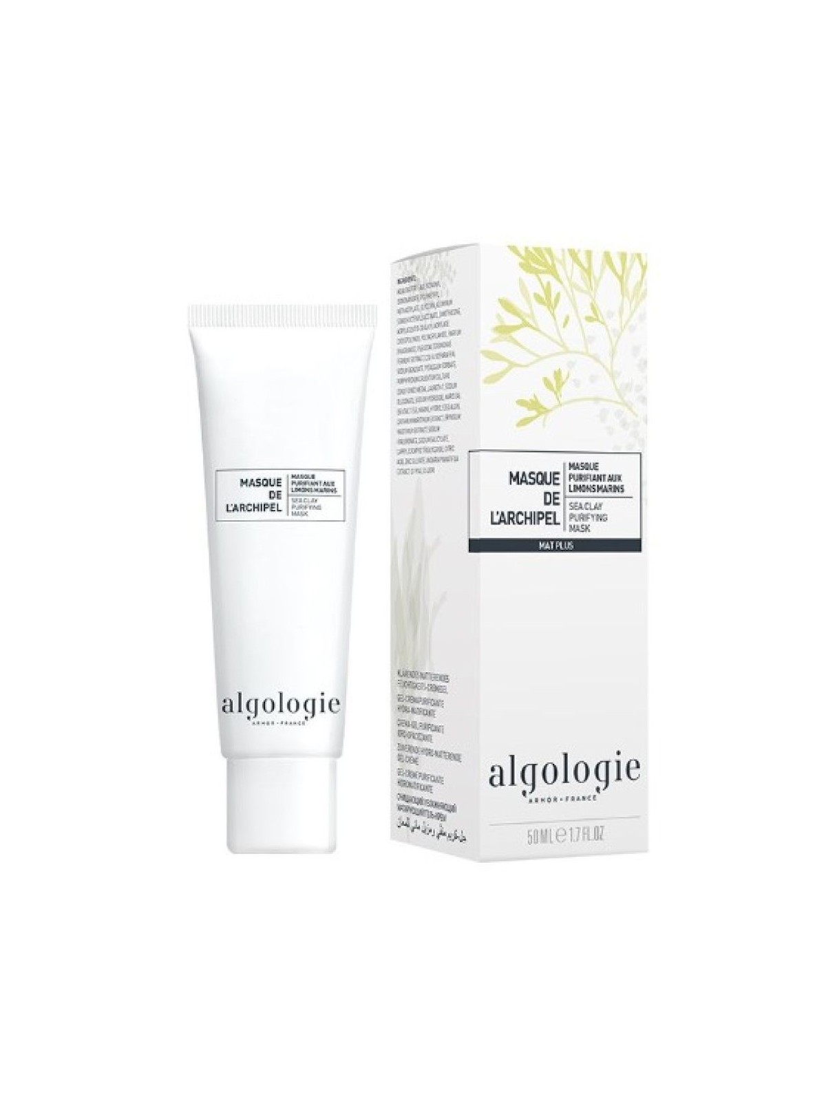 ALGOLOGIE Masque de l'Archipel Purifiant aux Limons Marins 50 ml