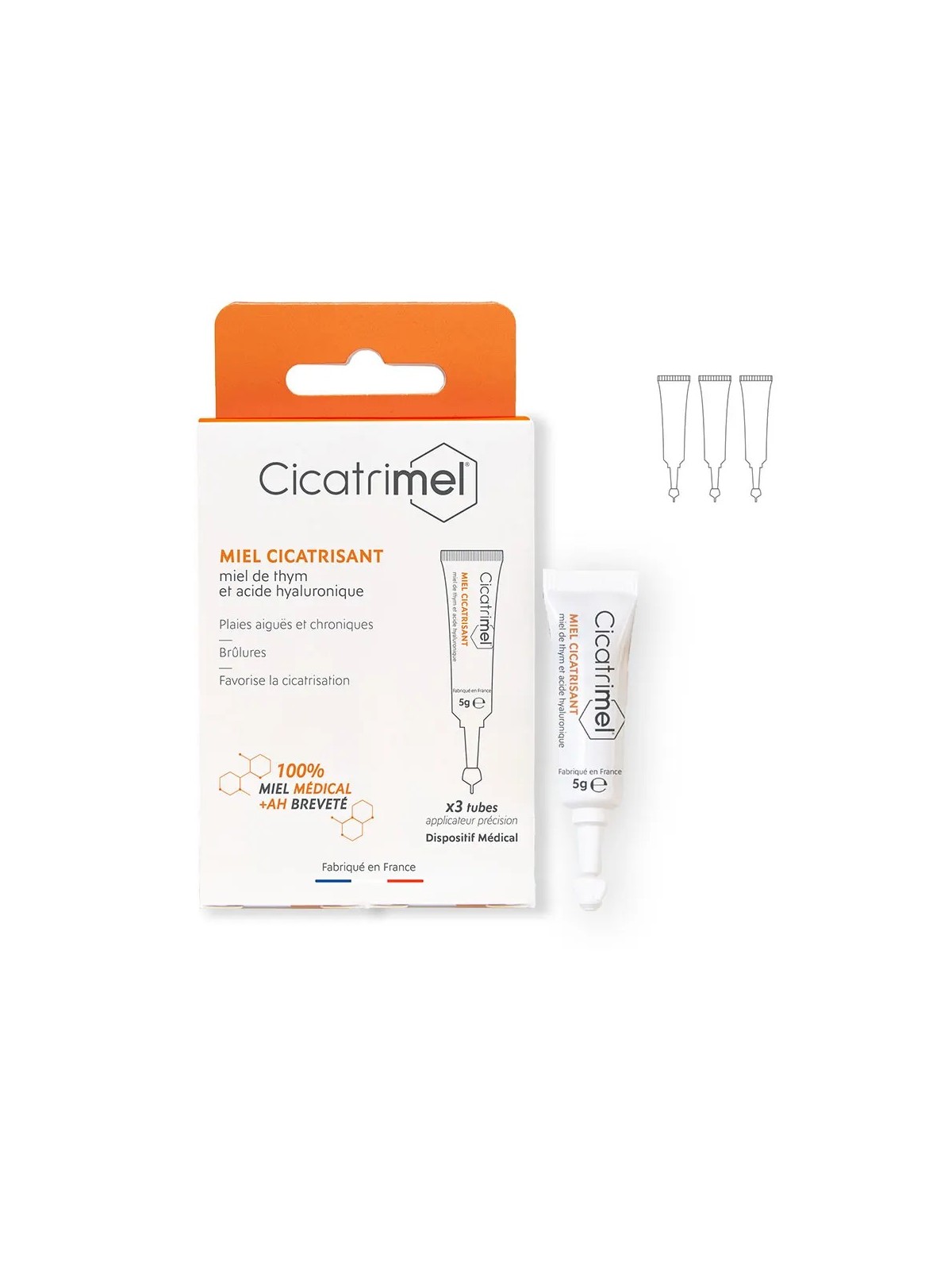 ALVADIEM Cicatrimel Miel Cicatrisant 3 tubes