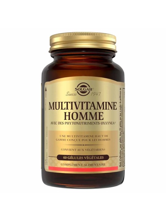 SOLGAR Multivitamine Homme Gélules flacon de 60