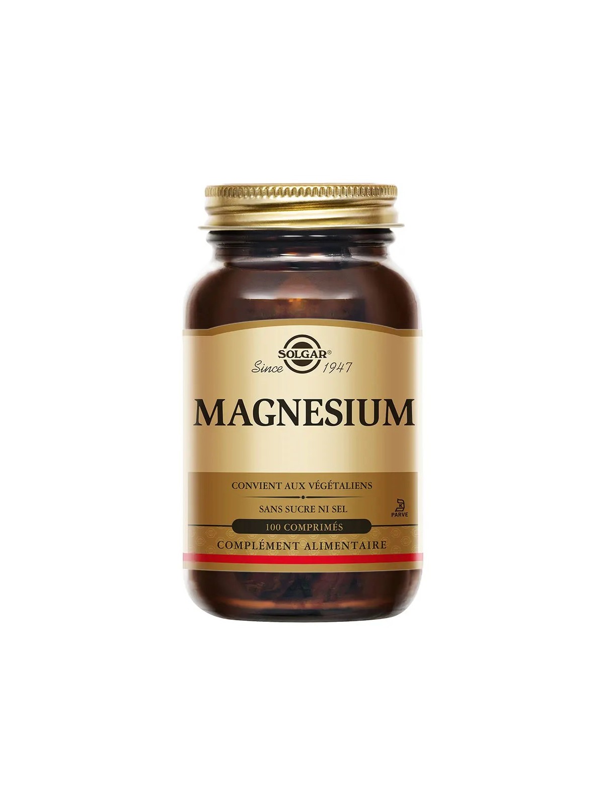 SOLGAR Magnésium Fatigue- Vitalité 100 Comprimés flacon de 100