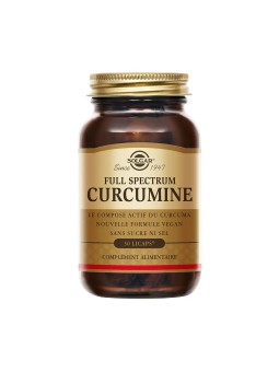 SOLGAR Full Spectrum Curcumine Antioxydants Gélules flacon de 30