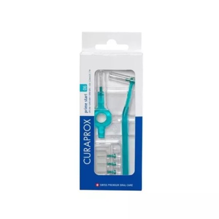 CURAPROX CPS 06 Prime Start Turquoise 5 Brossettes Interdentaires + 2 Manches