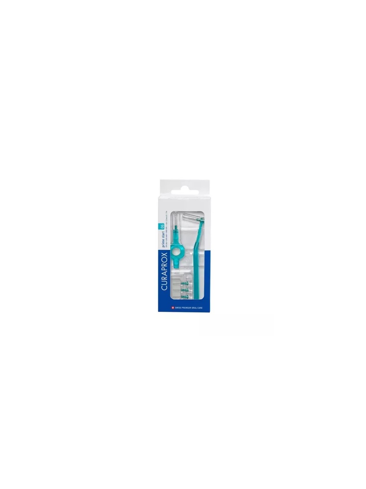 CURAPROX CPS 06 Prime Start Turquoise 5 Brossettes Interdentaires + 2 Manches