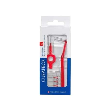 CURAPROX CPS 07 Prime Start Rouge 5 Brossettes Interdentaires + 2 Manches