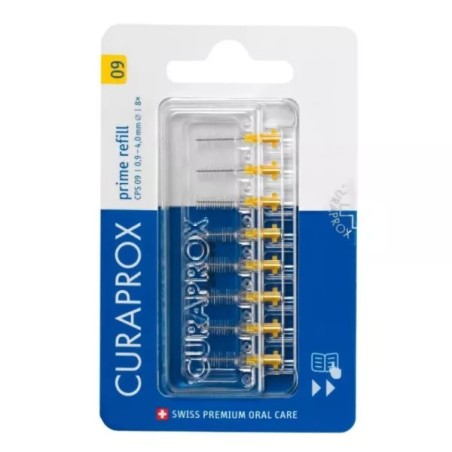 CURAPROX Recharges Brossettes Interdentaires CPS 09 Jaunes 8 unités