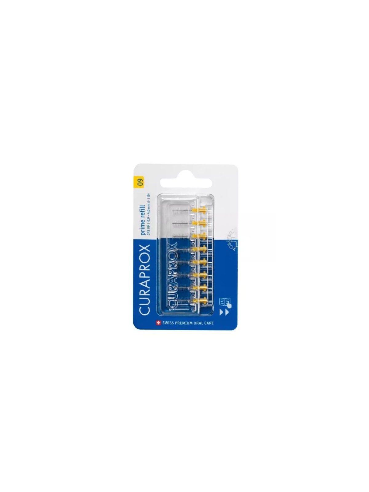 CURAPROX Recharges Brossettes Interdentaires CPS 09 Jaunes 8 unités