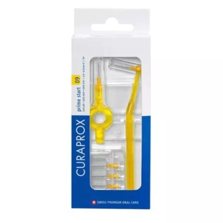 CURAPROX CPS 09 Prime Start Jaune 5 Brossettes Interdentaires + 2 Manches