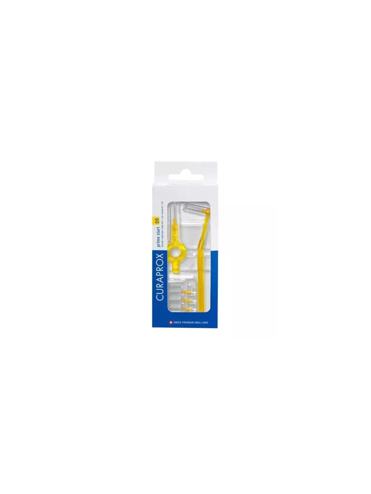 CURAPROX CPS 09 Prime Start Jaune 5 Brossettes Interdentaires + 2 Manches