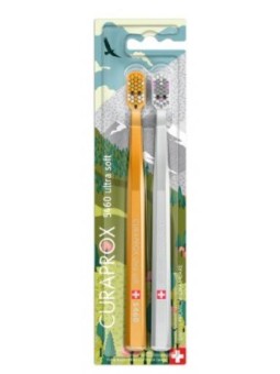 CURAPROX 2 Brosses à Dents CS 5460 Fox and Bunny Edition